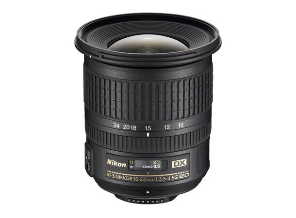 Nikon 10-24mm f/3.5-4.5 G DX AF-S ED Vidvinkelzoom til DX format 